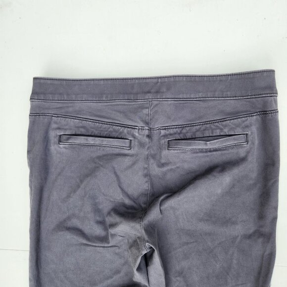 Loft Gray Chino Pants Straight Leg Size 6 Petite Marisa Fit Women's mid rise ank - Picture 8 of 8